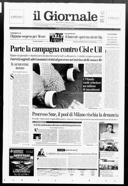 Il giornale : quotidiano del mattino